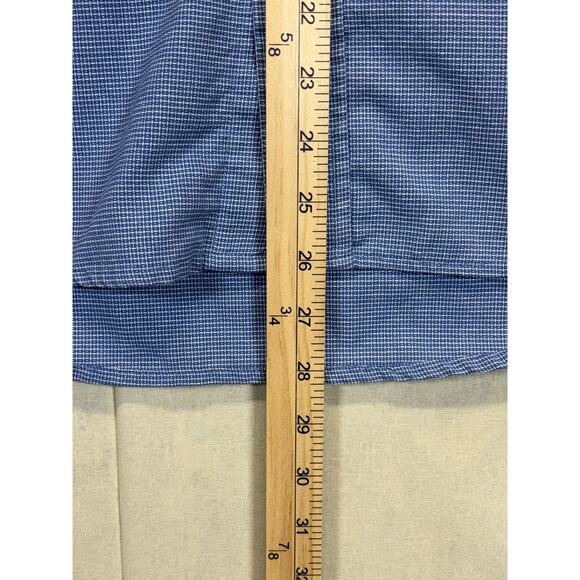 Ruddock Women's Western Pearl Snap Shirt Blue Short Sleeve Size M Preowned - Picture 2 of 11